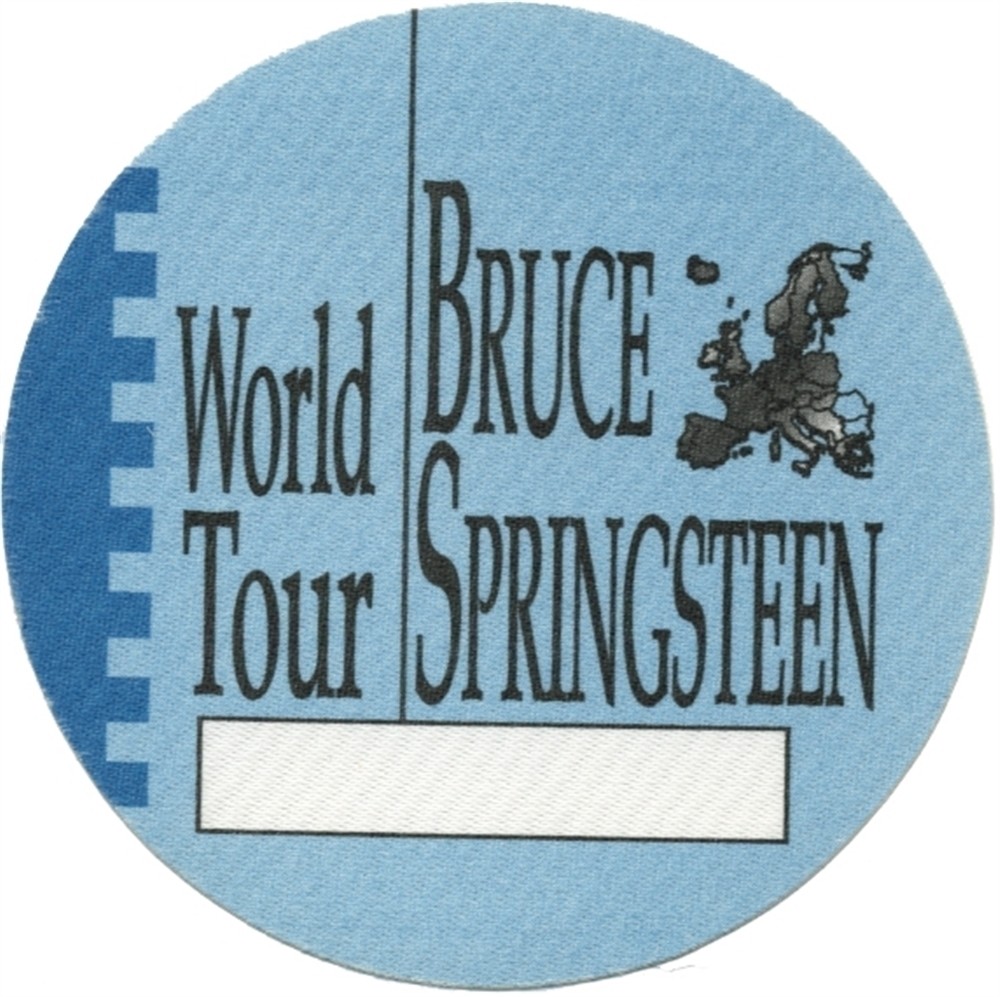 Bruce Springsteen 1992-1993 Human Touch European tour vintage Backstage Pass