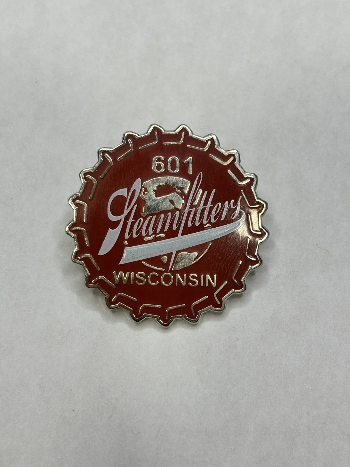 VTG UA Local 601 Pin Milwaukee Wisconsin Plumbers Pipefitters Steamfitters VTG UA Local 601 Pin Milwaukee Wisconsin Plumbers Pipefitters Steamfitters