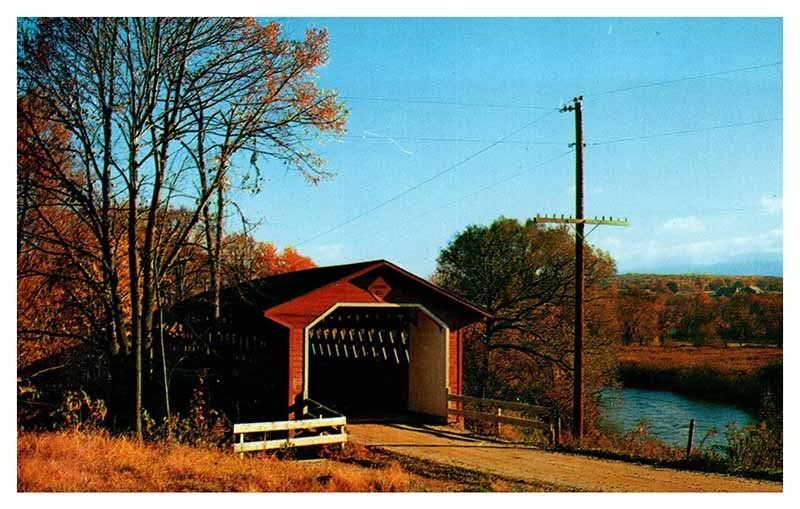 Postcard BRIDGE SCENE Bennington Vermont VT s/06 AS1661 Postcard BRIDGE SCENE Bennington Vermont VT s/06 AS1661