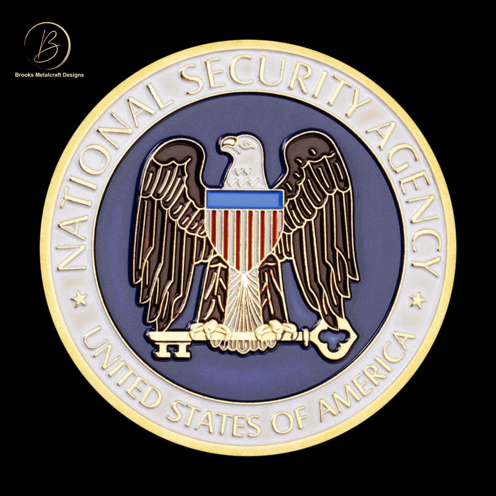 National Security Agency NSA Challenge Coin National Security Agency NSA Challenge Coin
