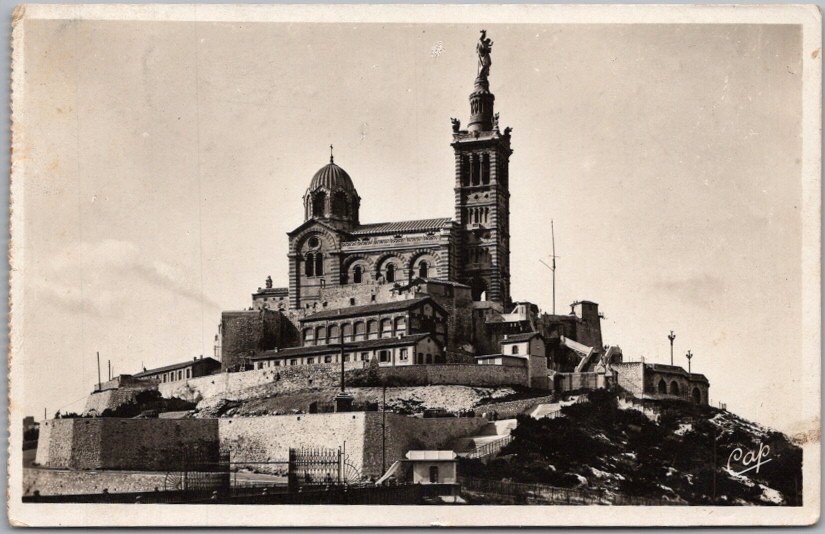 1938 MARSEILLE, France RPPC Photo Postcard \
