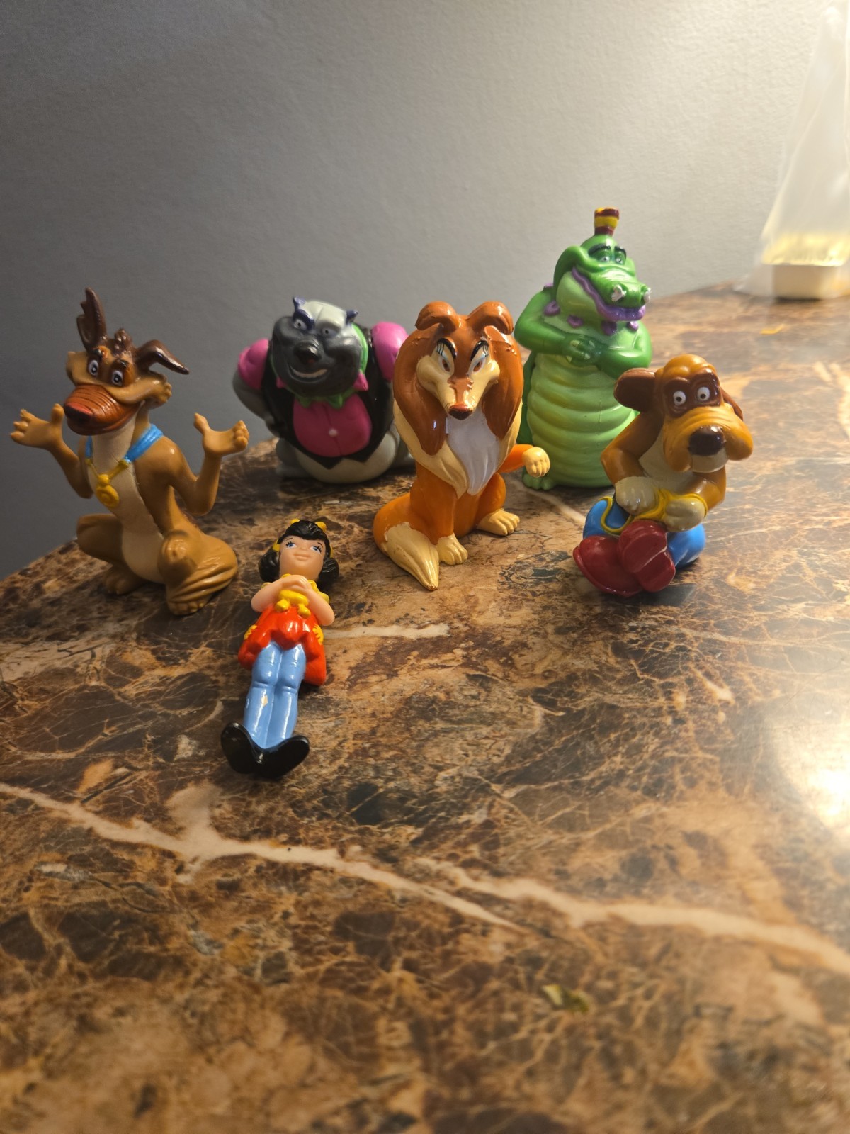 Vintage Wendy\'s 1989 - All Dogs Go to Heaven -  Complete Set of 6