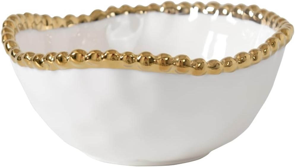 Pampa Bay Golden Salerno Snack Bowl, Set of 3, New Pampa Bay Golden Salerno Snack Bowl, Set of 3, New