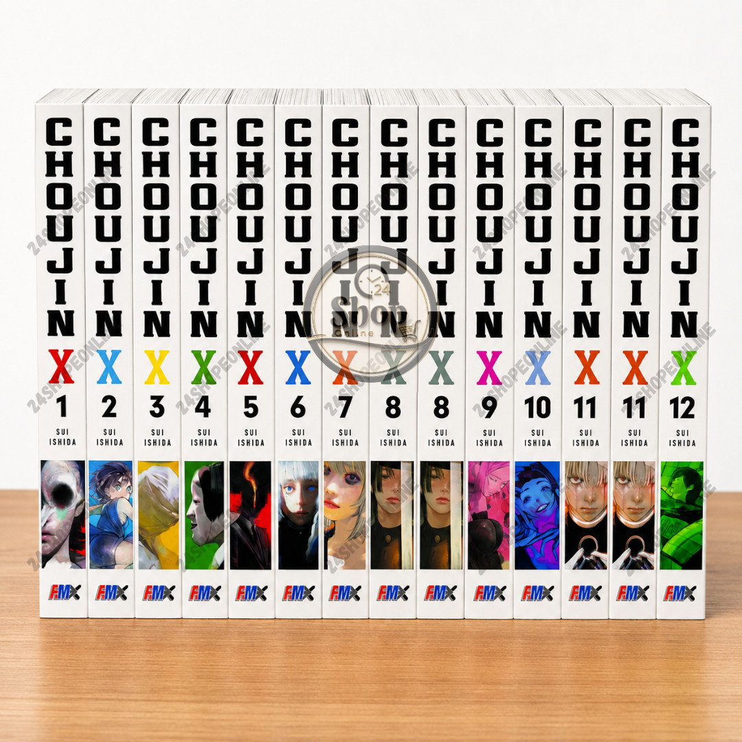 Choujin X Manga Volume 1-12 Half/Full Set English New Comic Books  By Sui Ishida