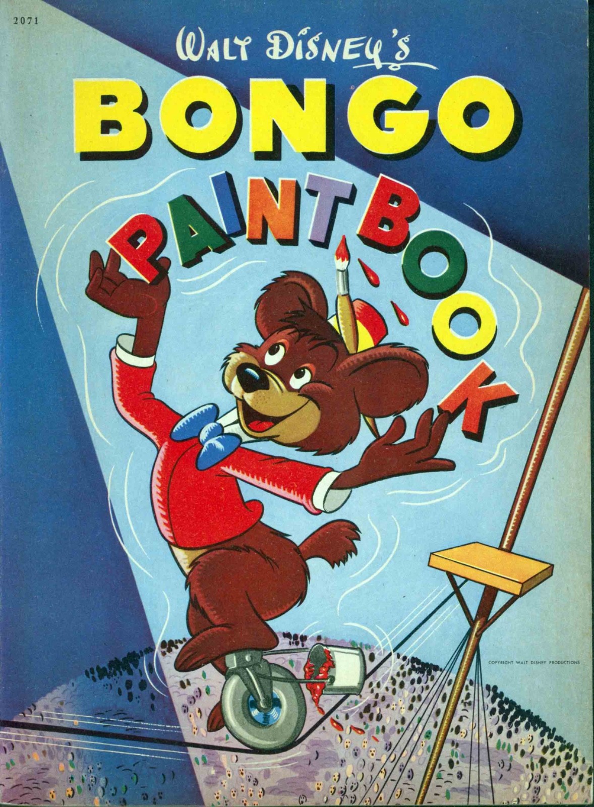 Disney Bongo Paint Book