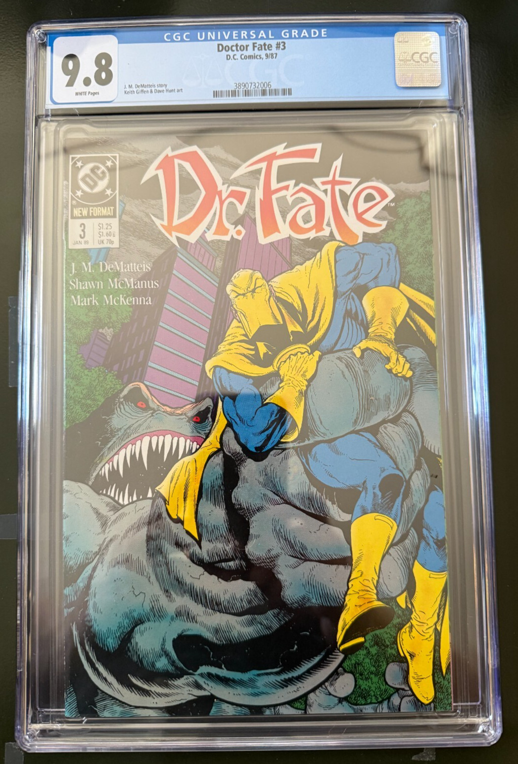 DOCTOR FATE #3 CGC 9.8 WP NM/M DC 1987 🥃🔥 RARE BOOK ONLY COPY ON CENSUS