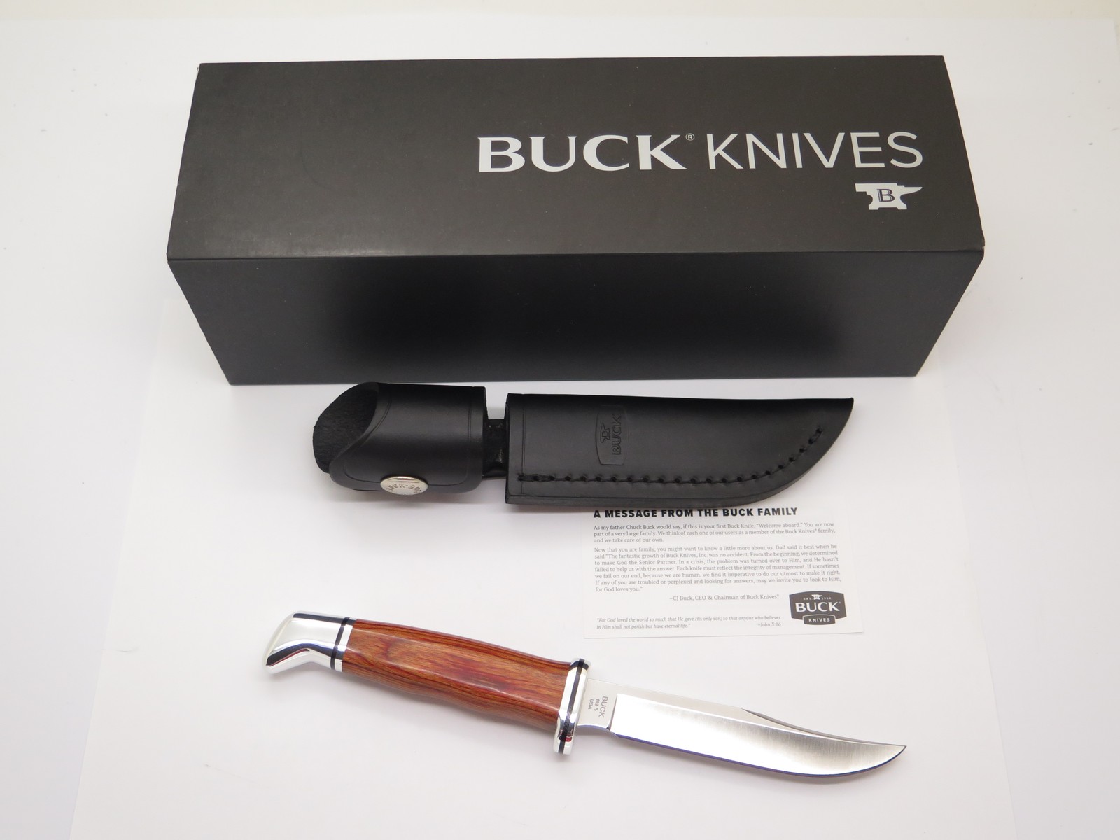 2024 Buck 102 Limited Woodsman Cherry D2 Fixed Blade Hunting Knife 2024 Buck 102 Limited Woodsman Cherry D2 Fixed Blade Hunting Knife