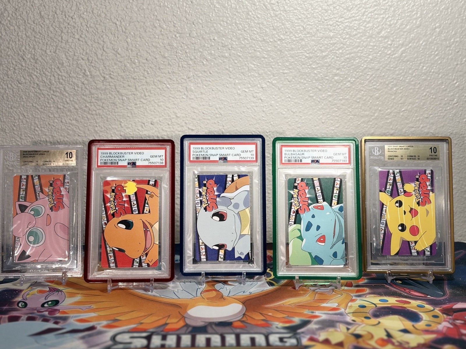 1999 Pokemon Snap Blockbuster Complete Set PSA 10 BGS 10 Pikachu POP 1