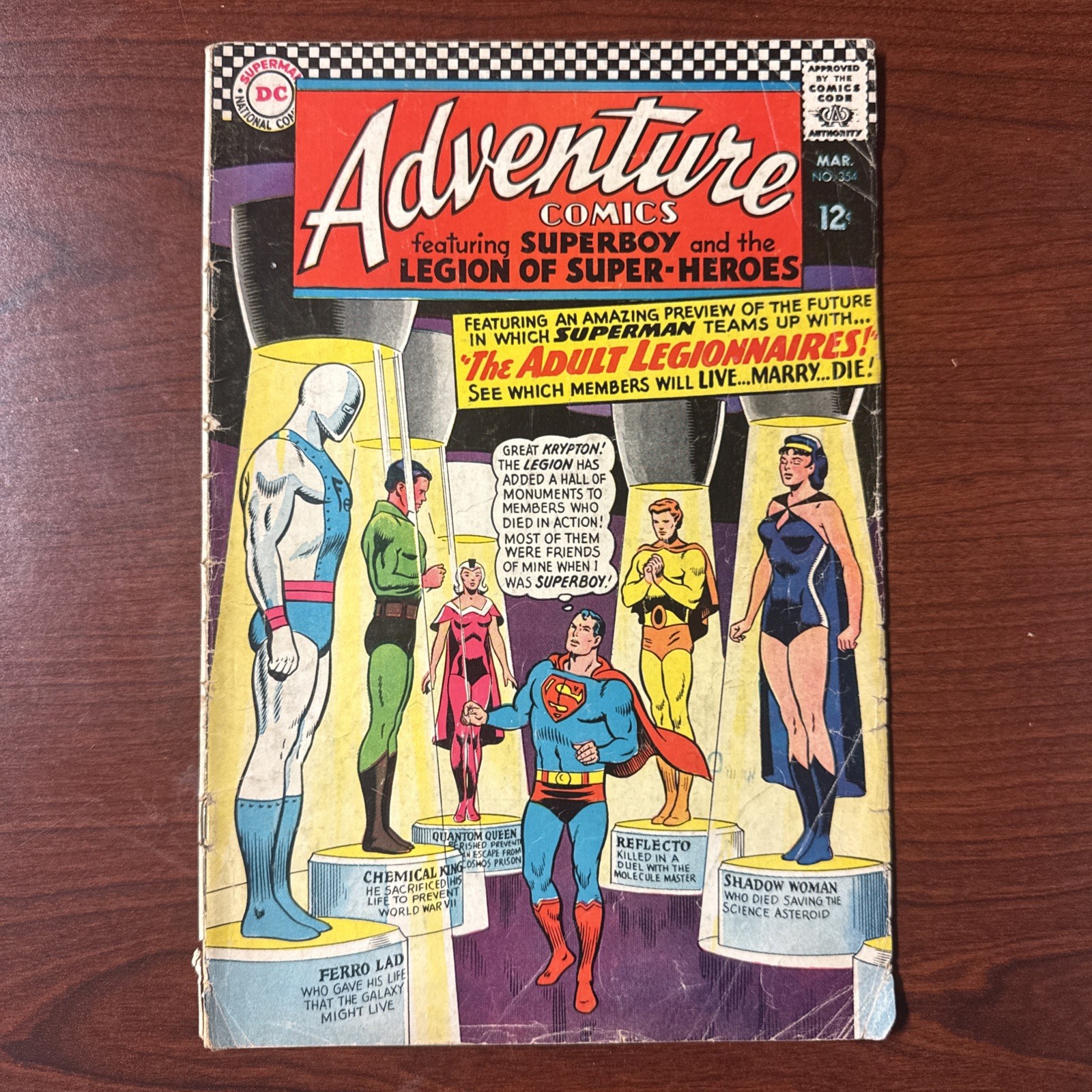 Adventure Comics #354 (DC Comics March 1967) GD+