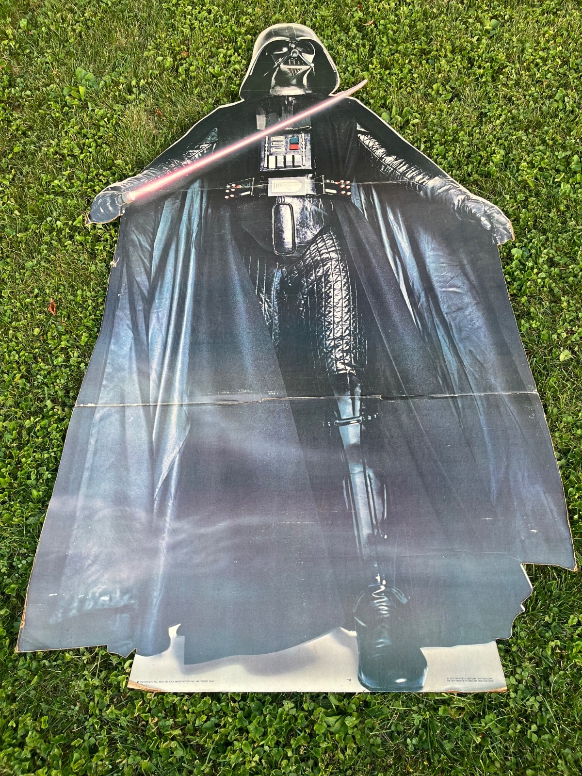 Vintage Star Wars Darth Vader Standee Display Factors 1977 69 inches tall Vintage Star Wars Darth Vader Standee Display Factors 1977 69 inches tall