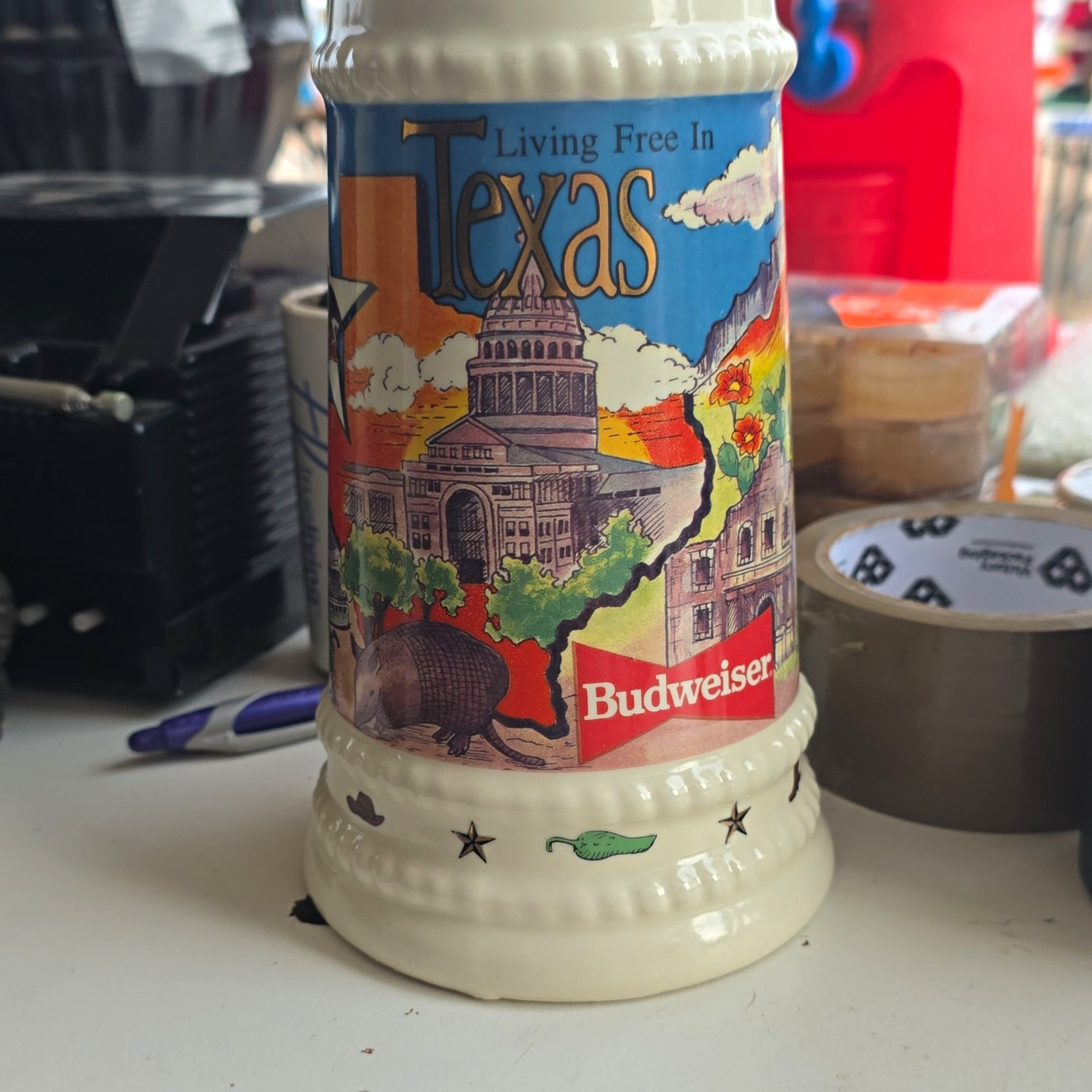 Budweiser Texas Stein \