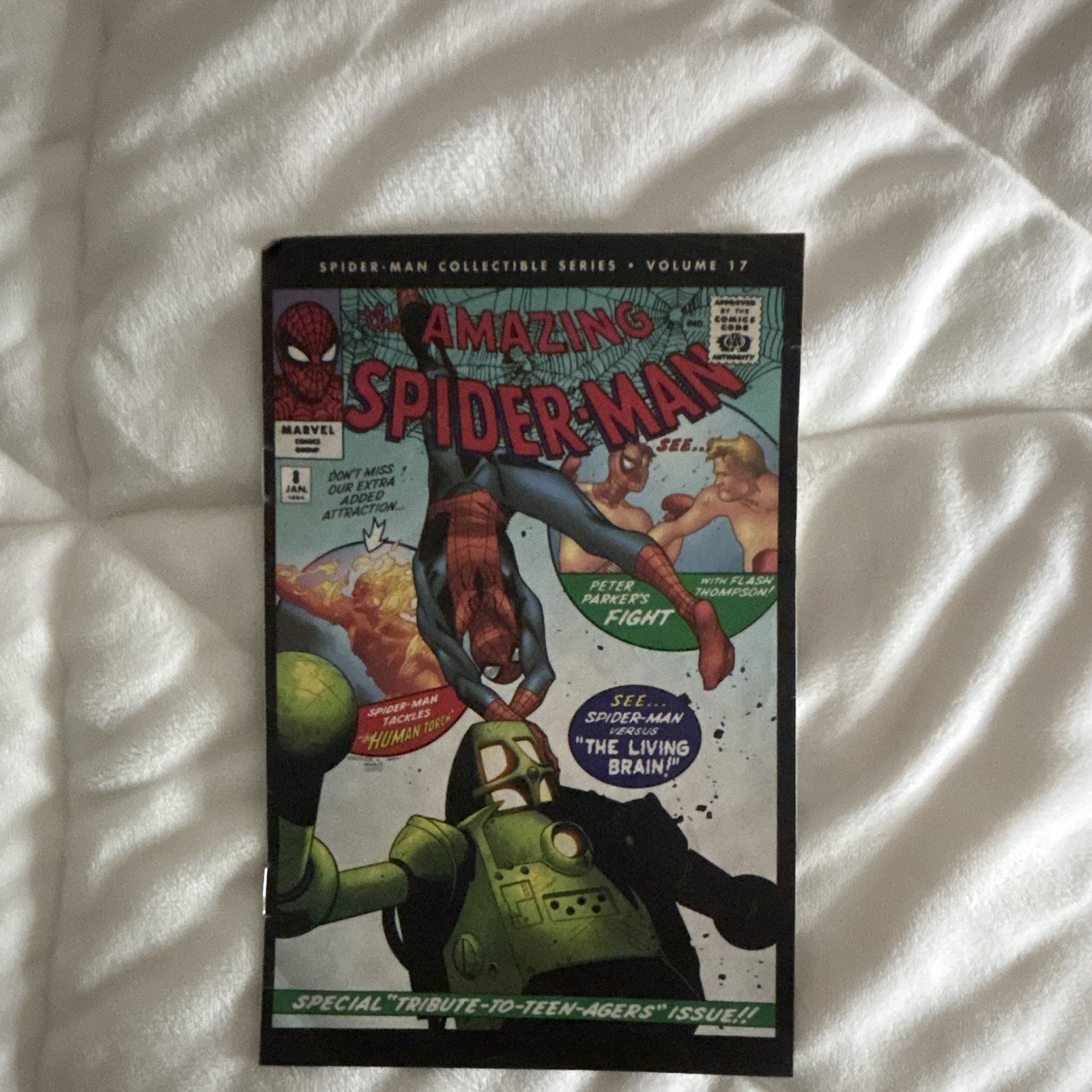 Marvel Comics The Amazing Spider-Man “The Living Brain” Vol 17 (1964) Reprint Marvel Comics The Amazing Spider-Man “The Living Brain” Vol 17 (1964) Reprint