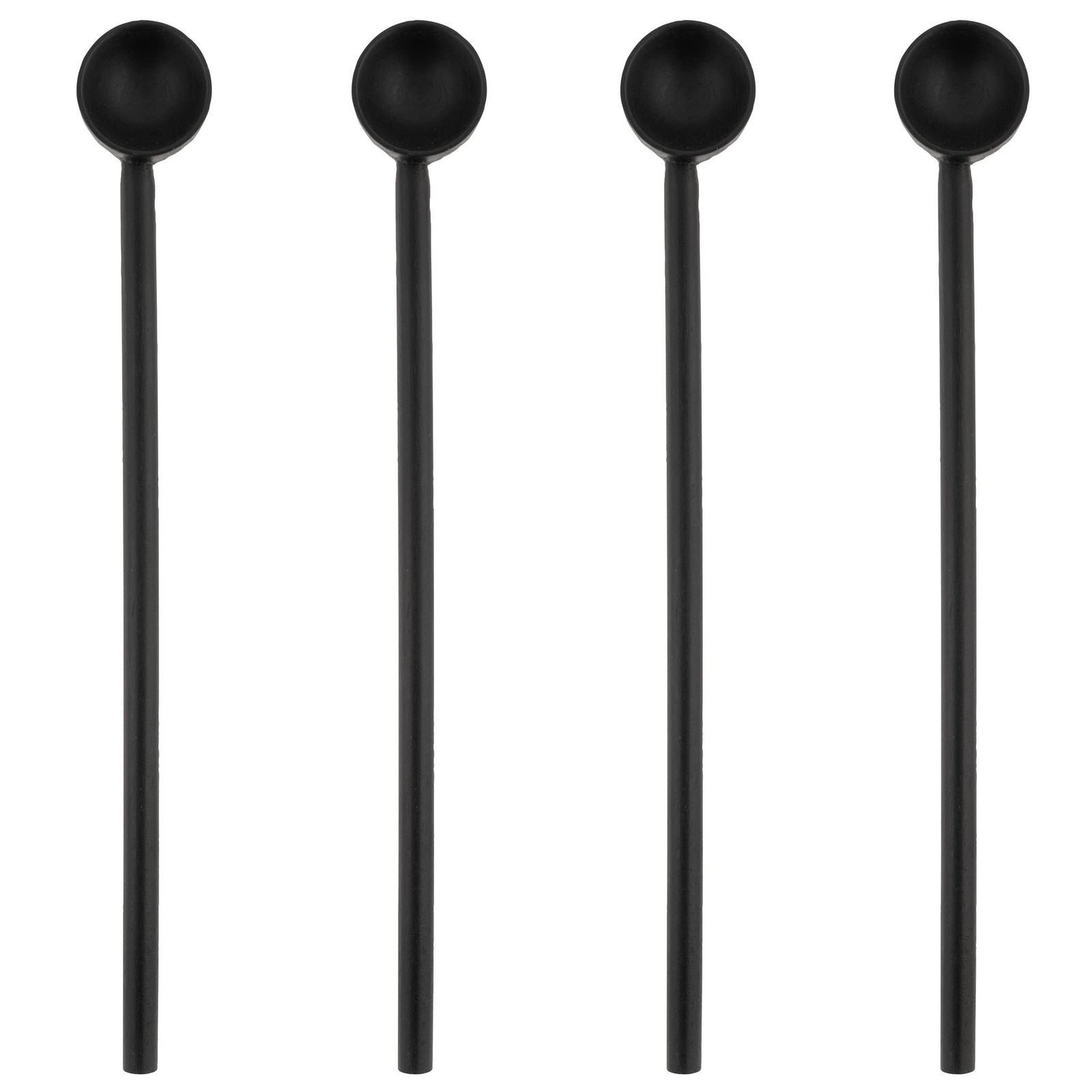 Karma BLACK WOOD SPOONS LARGE S/4, set of 4 Karma BLACK WOOD SPOONS LARGE S/4, set of 4