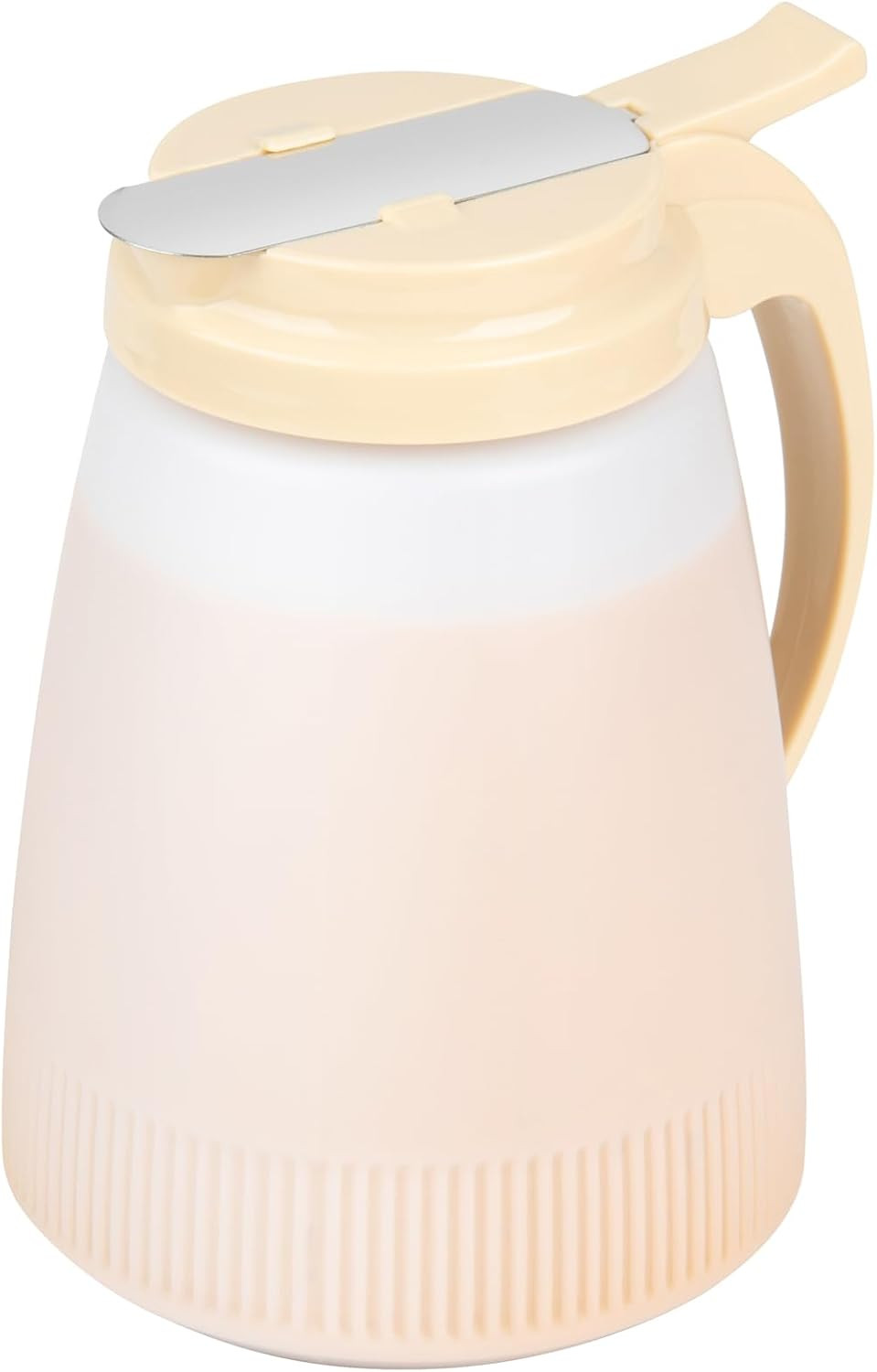 -Chef 101 48 Ounce All Purpose Syrup Dispenser, 1 Honey Dispenser - White Top, S