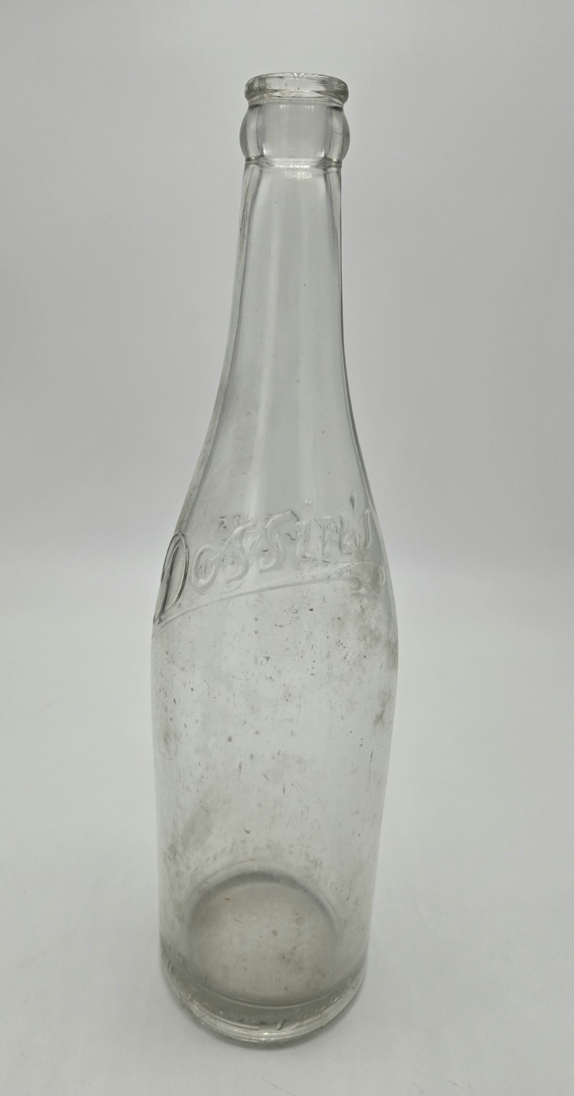 Antique Dossin's Glass Bottle (Detroit, Michigan) High Grade Beverage, 24 Ounce