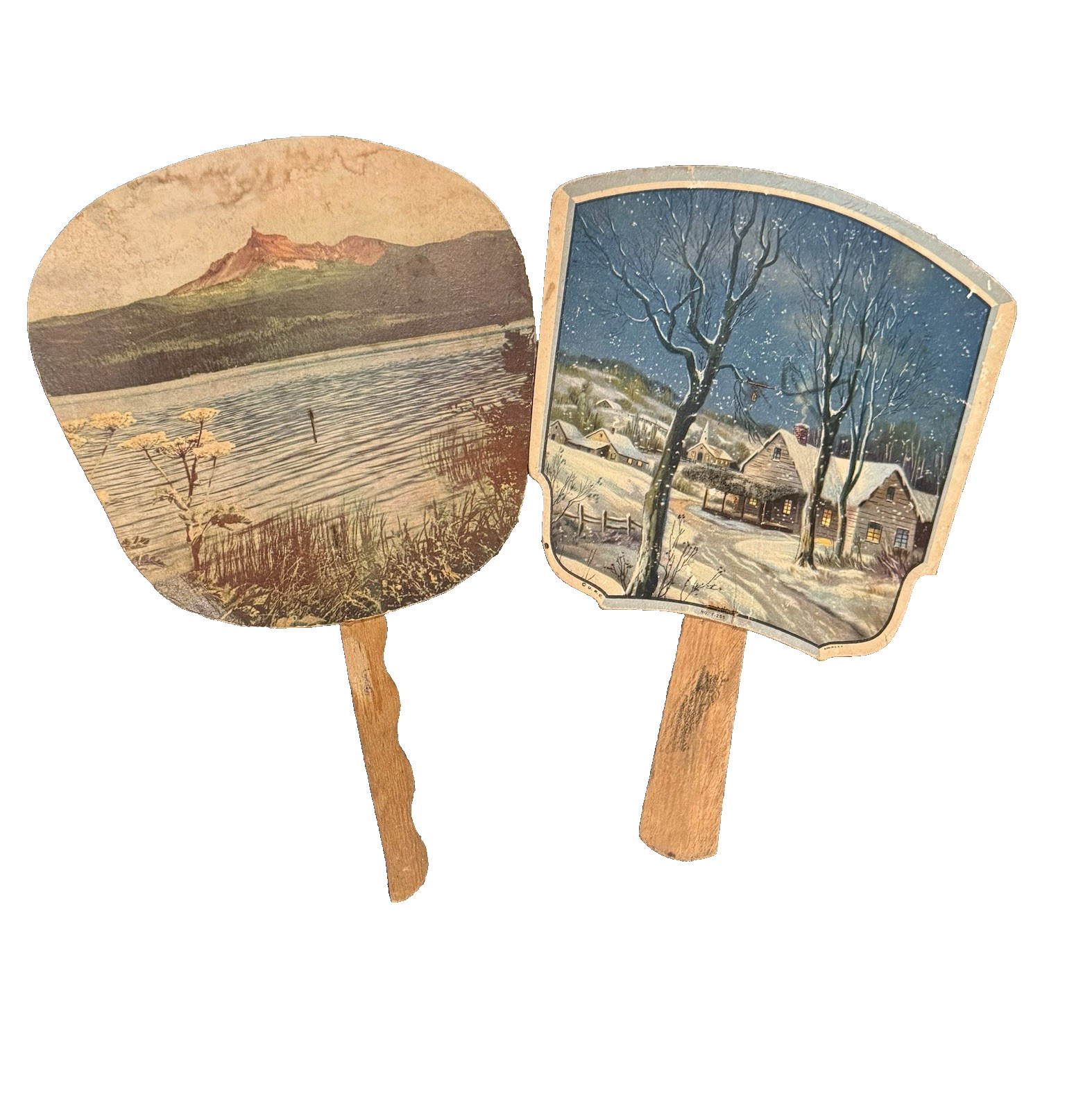 Vintage 1940s Advertising Hand Fans Hartwell GA Funeral Home Ambulance Gallant Vintage 1940s Advertising Hand Fans Hartwell GA Funeral Home Ambulance Gallant