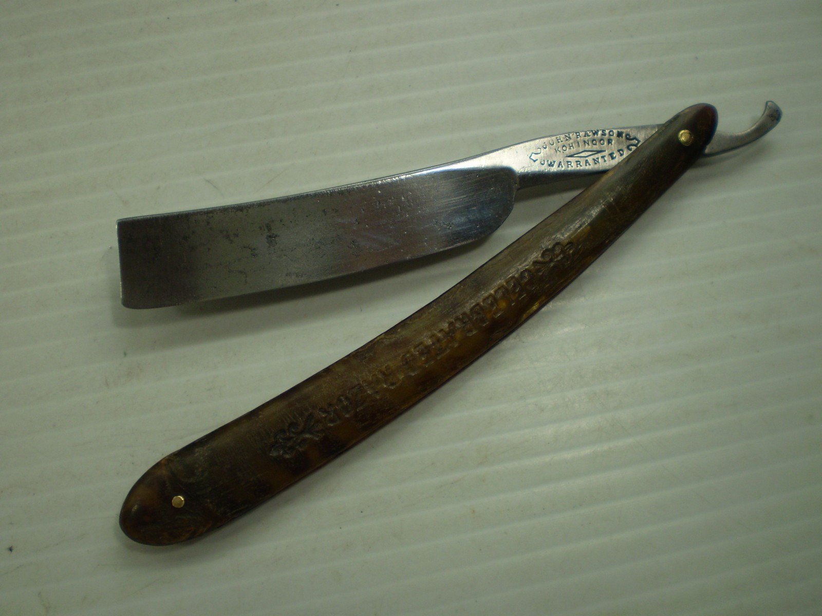 VINTAGE STRAIGHT RAZOR  JOHN RAWSON  11/16  (CIRCA 1820)