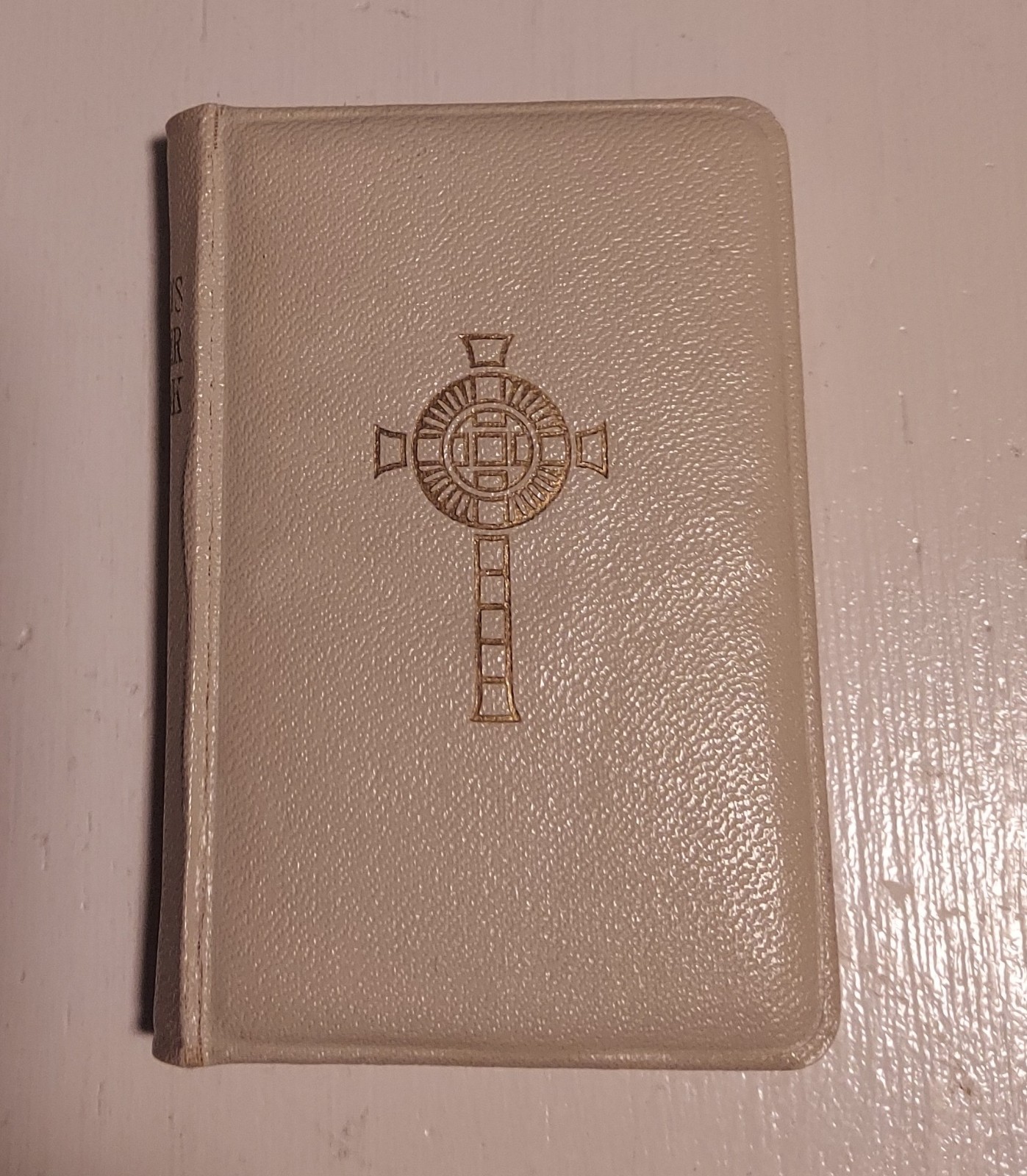 Antique Catholic Child's Prayer Book Good Condition 1925 Gold Trim Nice Gift