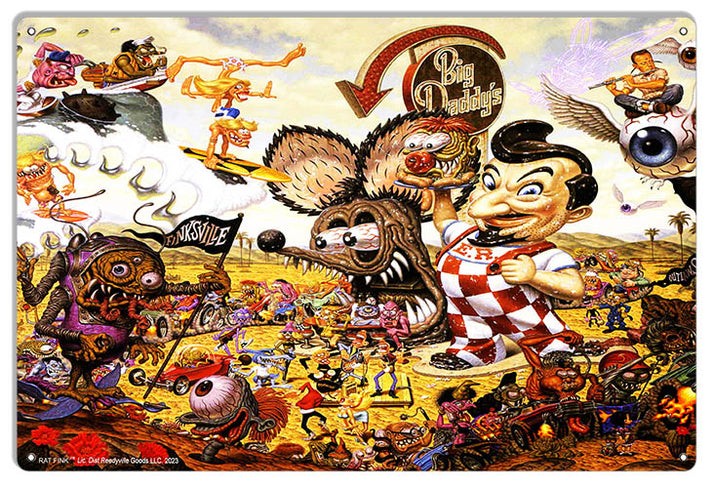 RAT FINK BIG DADDY ROTH HOT ROD KUSTOM KULTURE ART 18