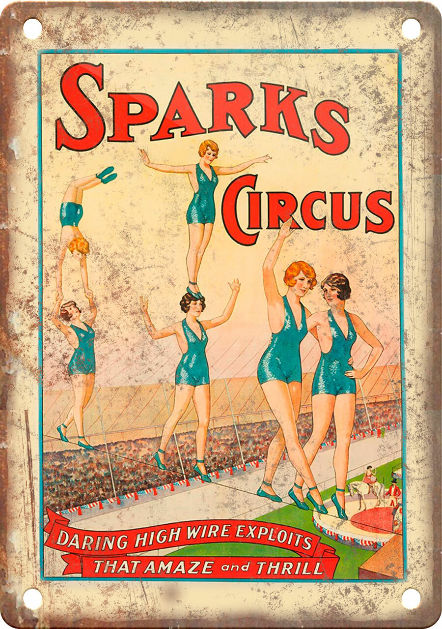 Sparks Circus Retro Look Poster 12\