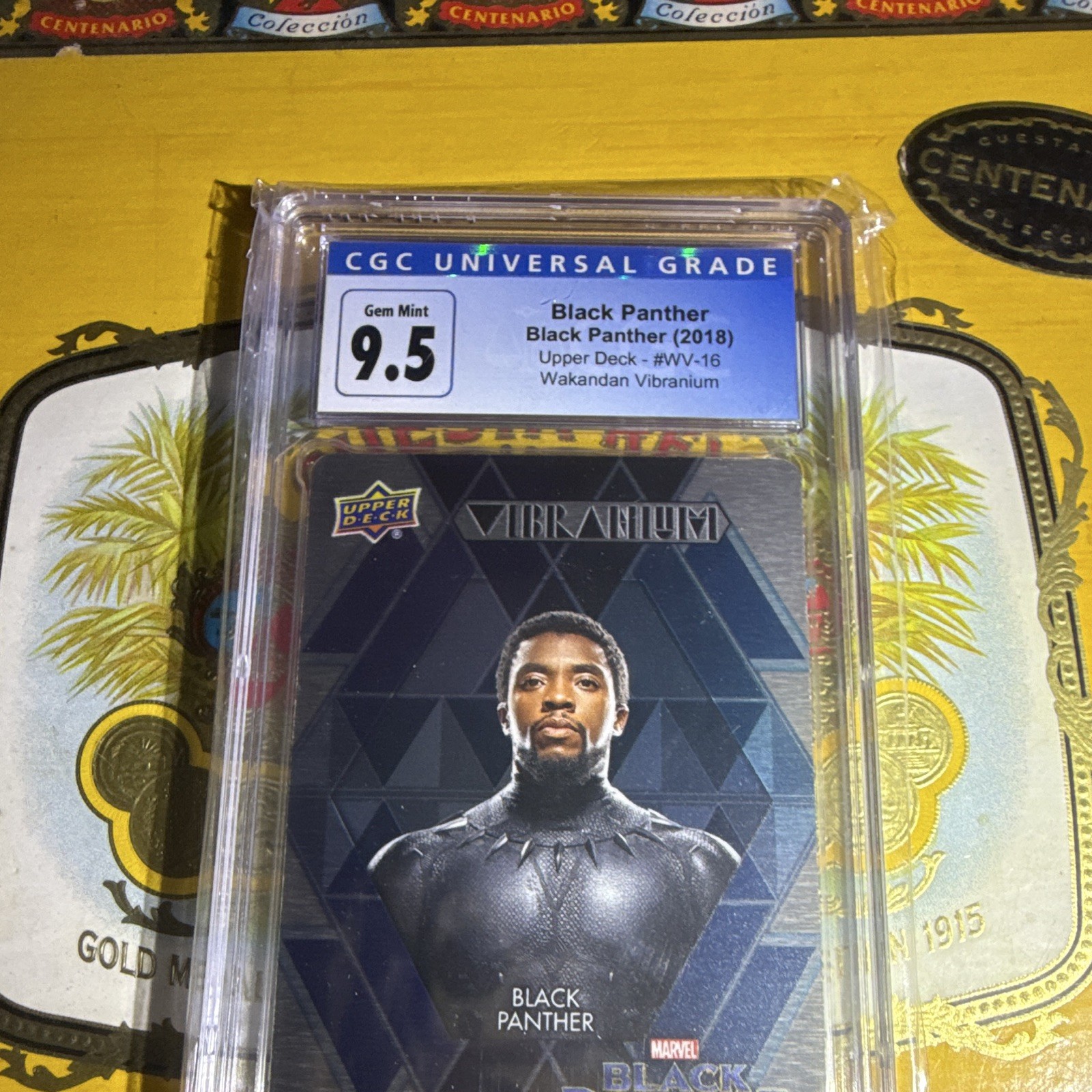 Upper Deck 2018 Black Panther Wakandan Vibranium WV-16 CGC 9.5