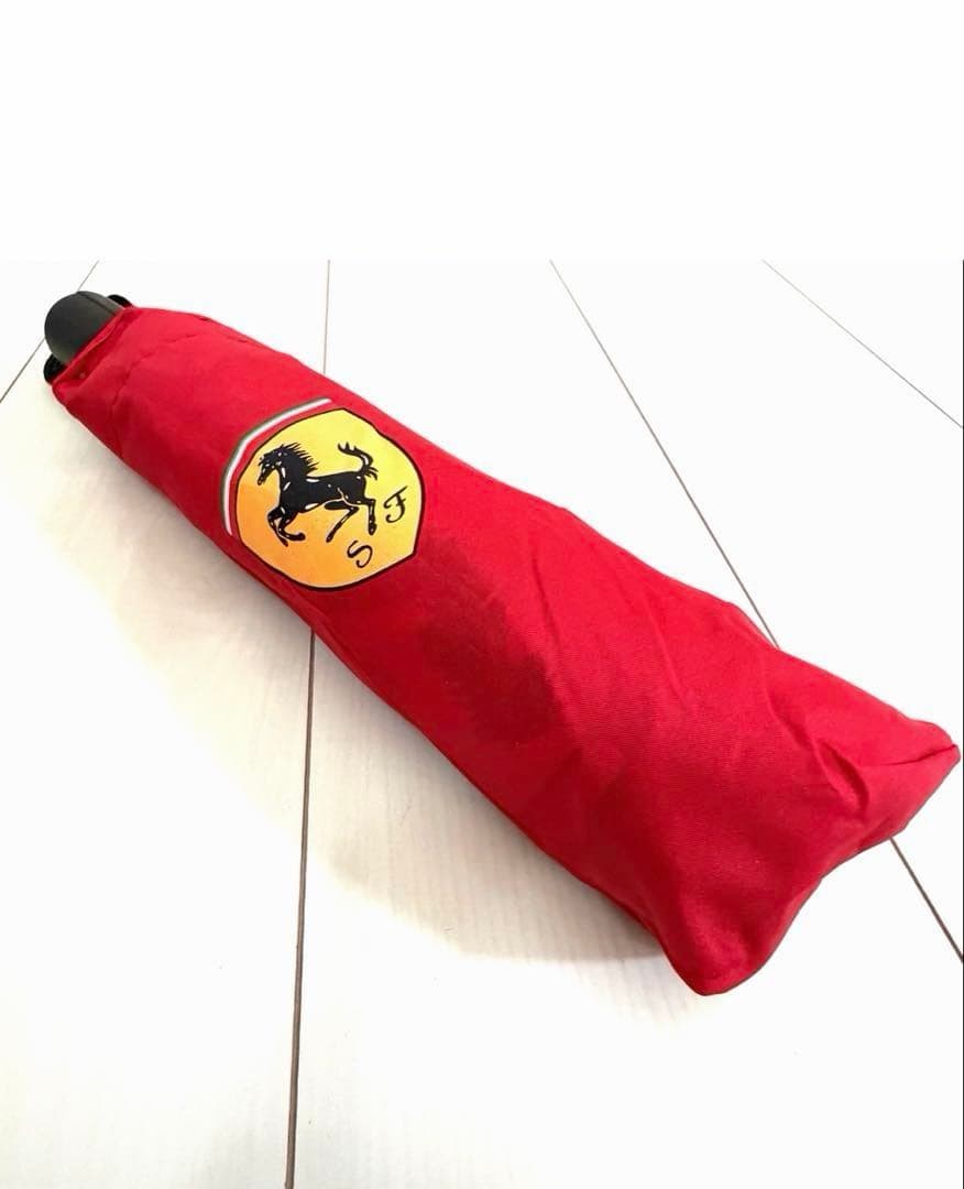 Vhtf Ferrari Folding Jump Umbrella Deadstock Car Collection Accessory F1 Origina
