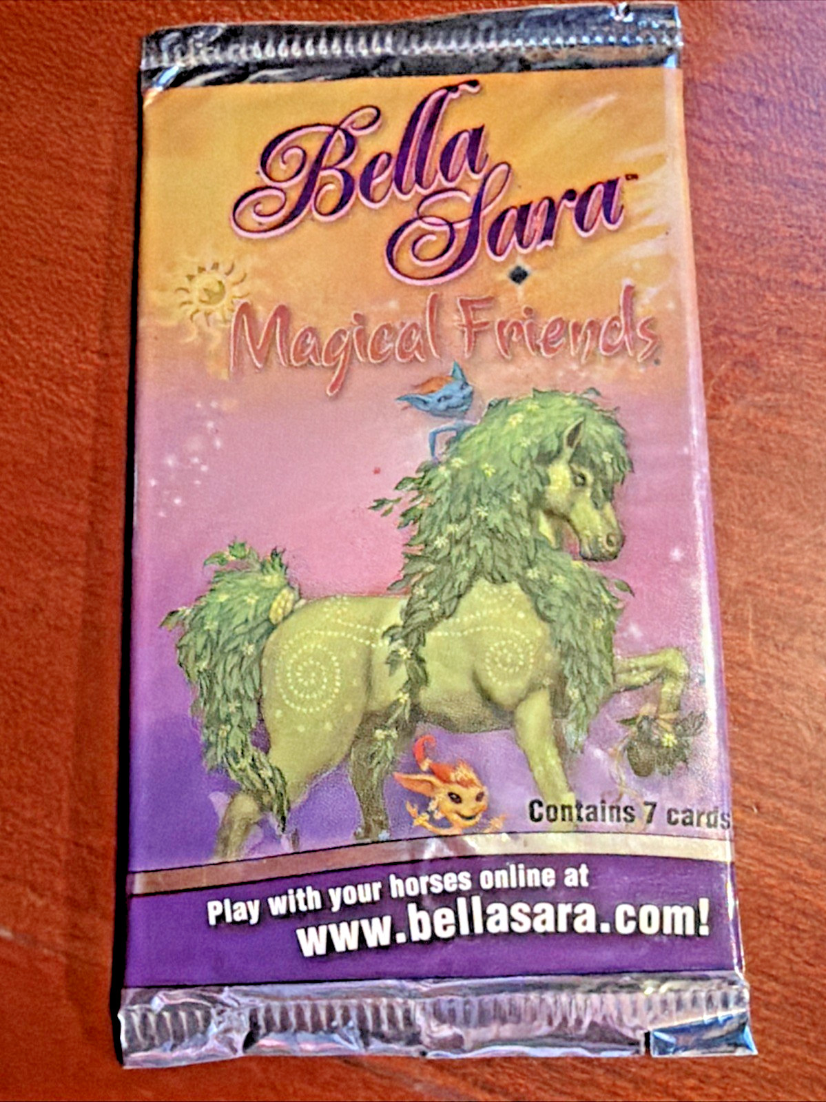 NEW Bella Sara - Magical Friends - Sealed Unopened Pack - 7 Cards Inside  BENT