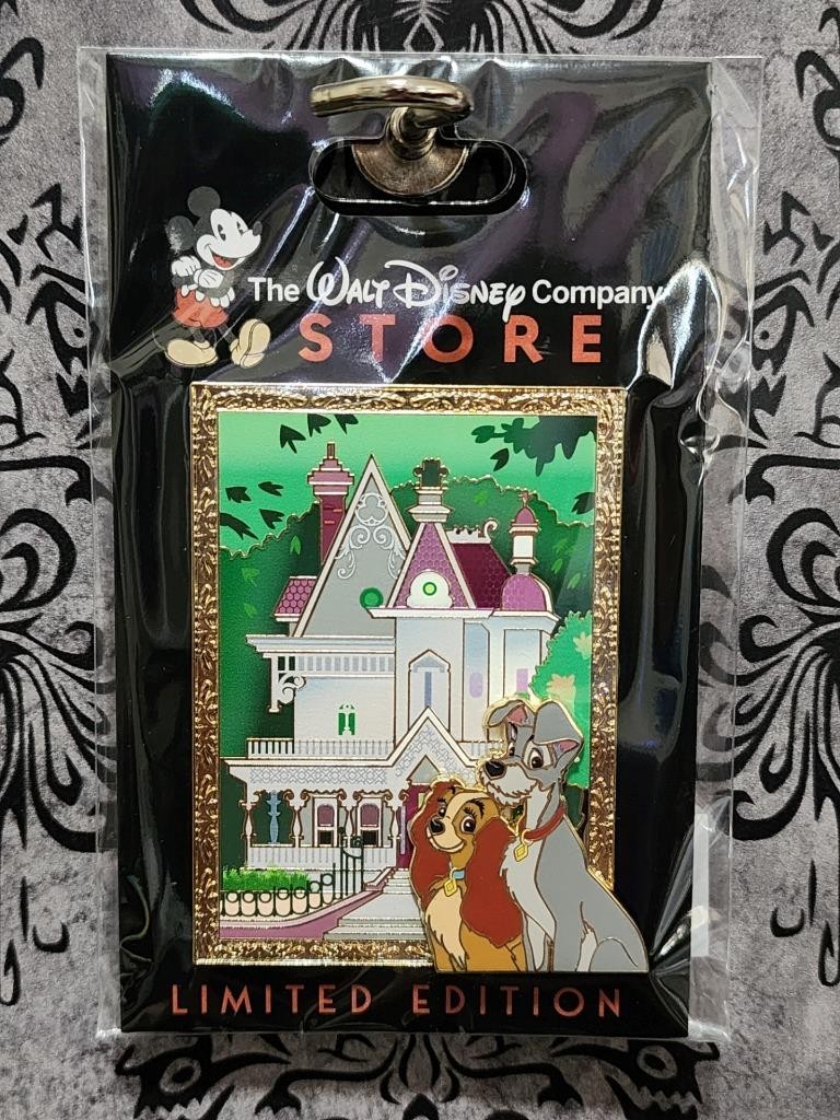 DEC WDCS D23 2026 Welcome Home Jumbo Lady and the Tramp House LE 400 Disney Pin
