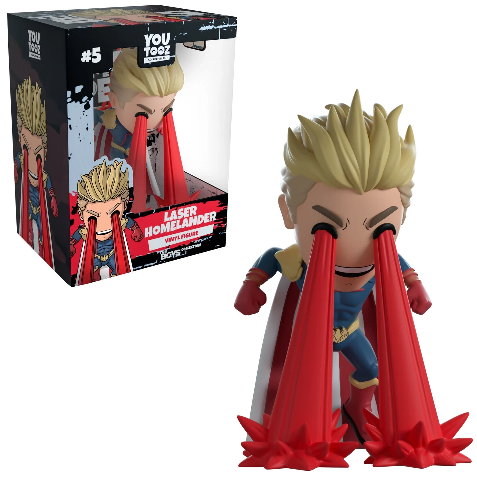YOUTOOZ - THE BOYS: HOMELANDER with Laser Eyes #5 with box protector - NEW YOUTOOZ - THE BOYS: HOMELANDER with Laser Eyes #5 with box protector - NEW