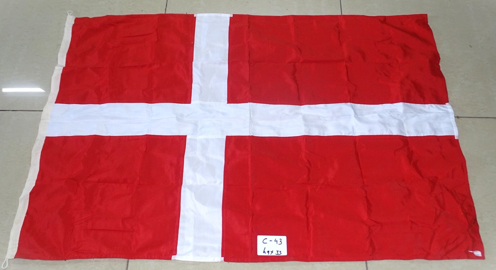 The Danish flag 49X33CMS), Outdoor flag , Vintage flag