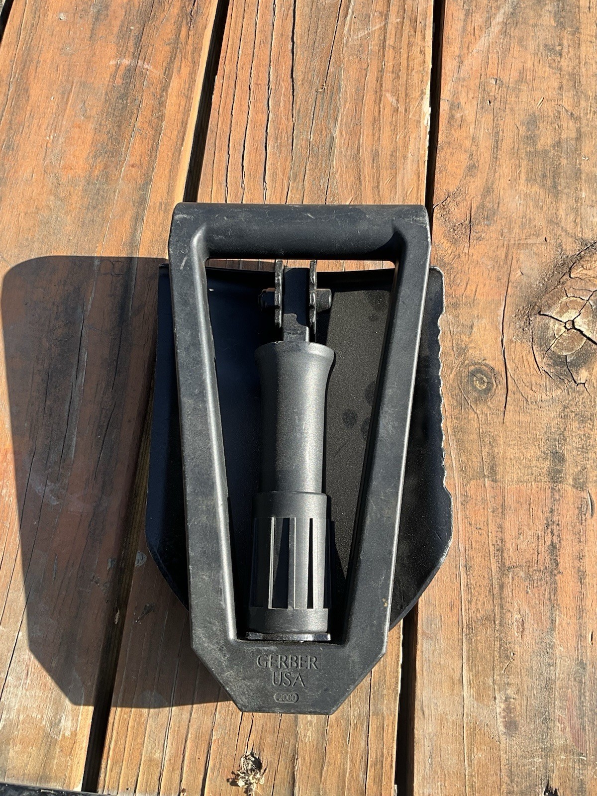 USED USGI GERBER E-TOOL TRIFOLD SHOVEL USA OFF-ROAD 4X4 JEEP UTV USED USGI GERBER E-TOOL TRIFOLD SHOVEL USA OFF-ROAD 4X4 JEEP UTV