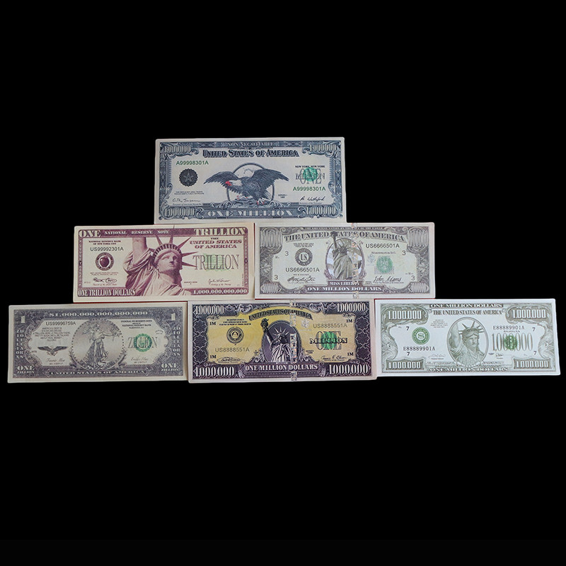 LOT 6 Pcs, US Statue of Liberty, Bald Eagle, UNC, 