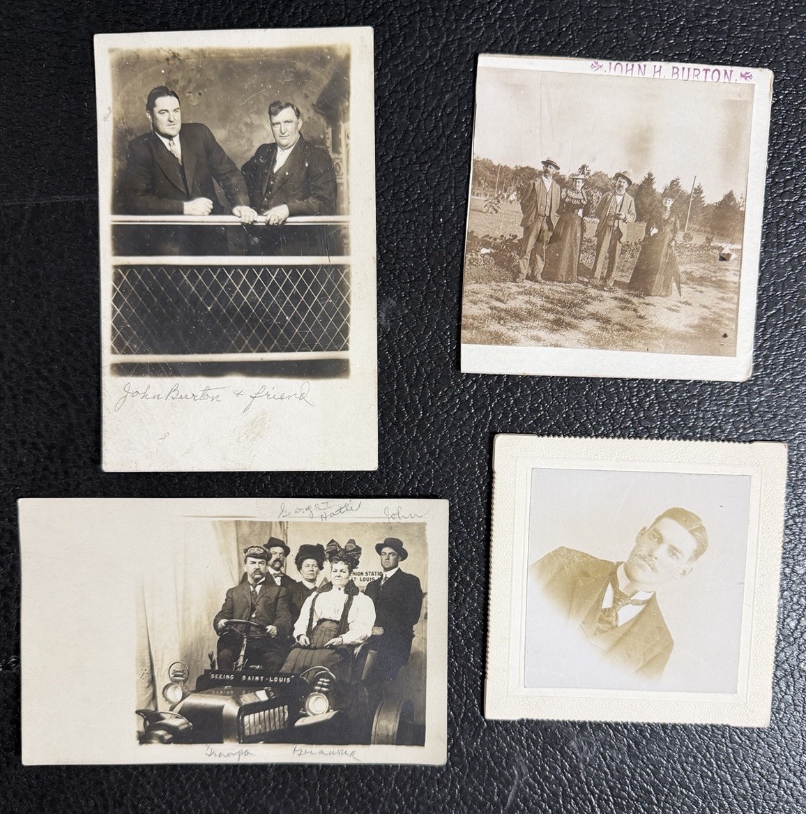 Antique RPPC Photos Lot of 4 