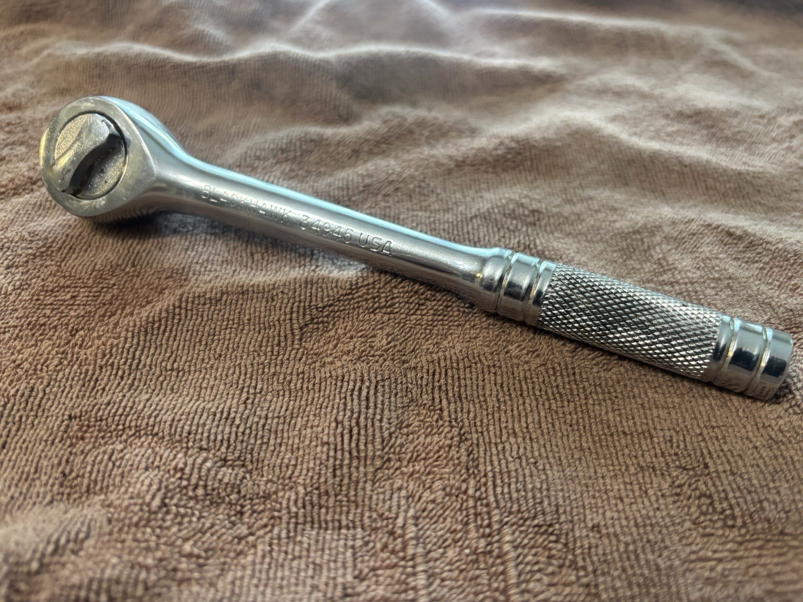 Vintage Black Hawk Proto 34946 3/8 Ratchet Made In USA 