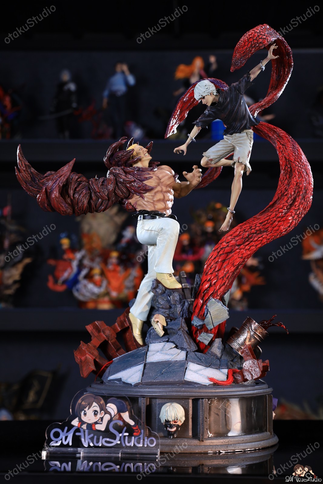 Figurama Collectors – Kaneki vs. Yakumo – Tokyo Ghoul Elite Fandom Resin Statue