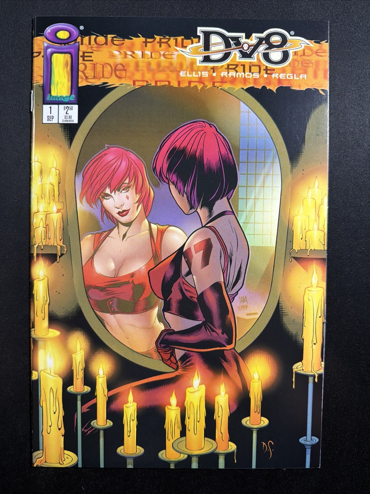 DV8 #1 1996 Dave Stevens & Adam Hughes Variant Image Comics NM- *A17
