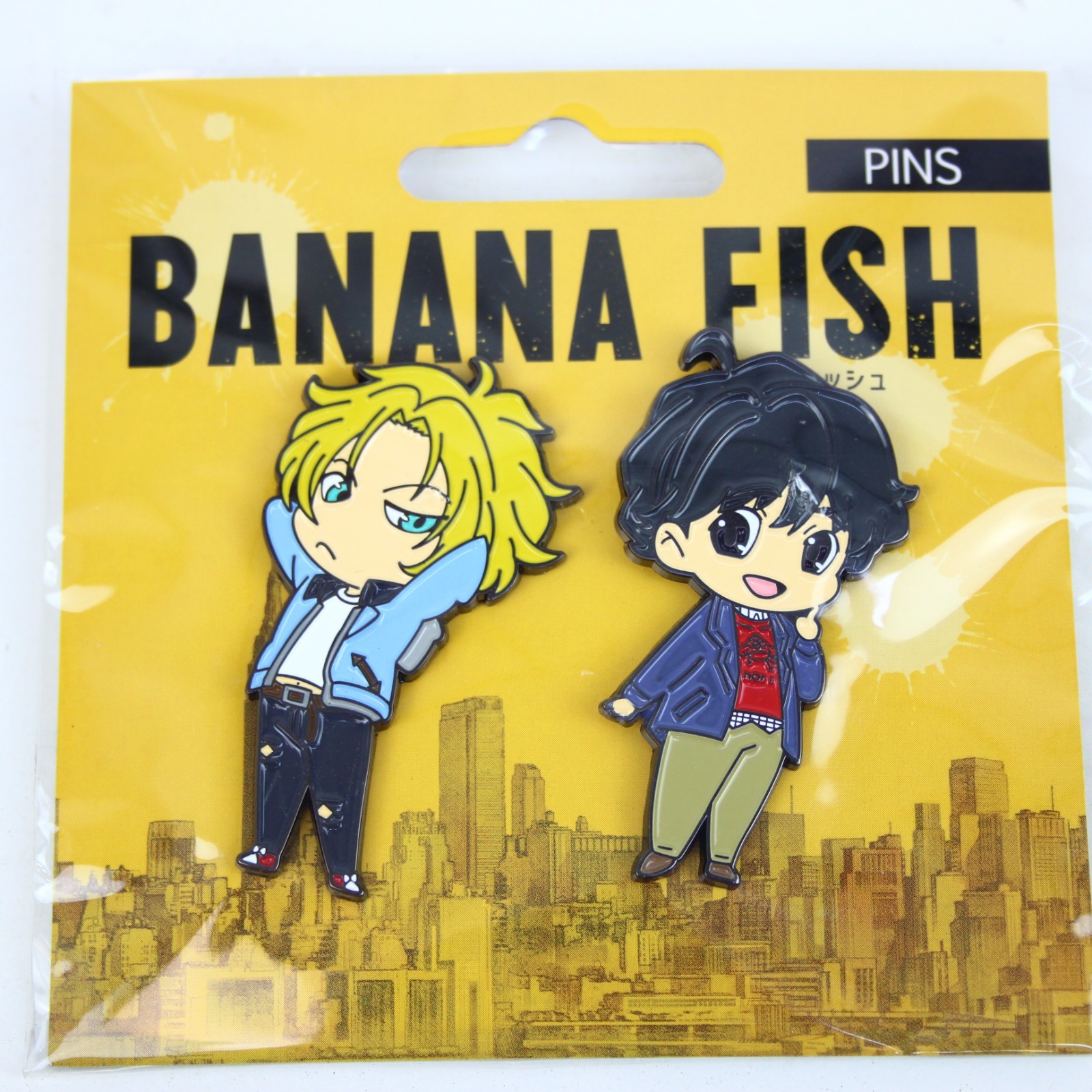 Banana Fish Ash Lynx And Eiji Okumura Enamel Pins Set