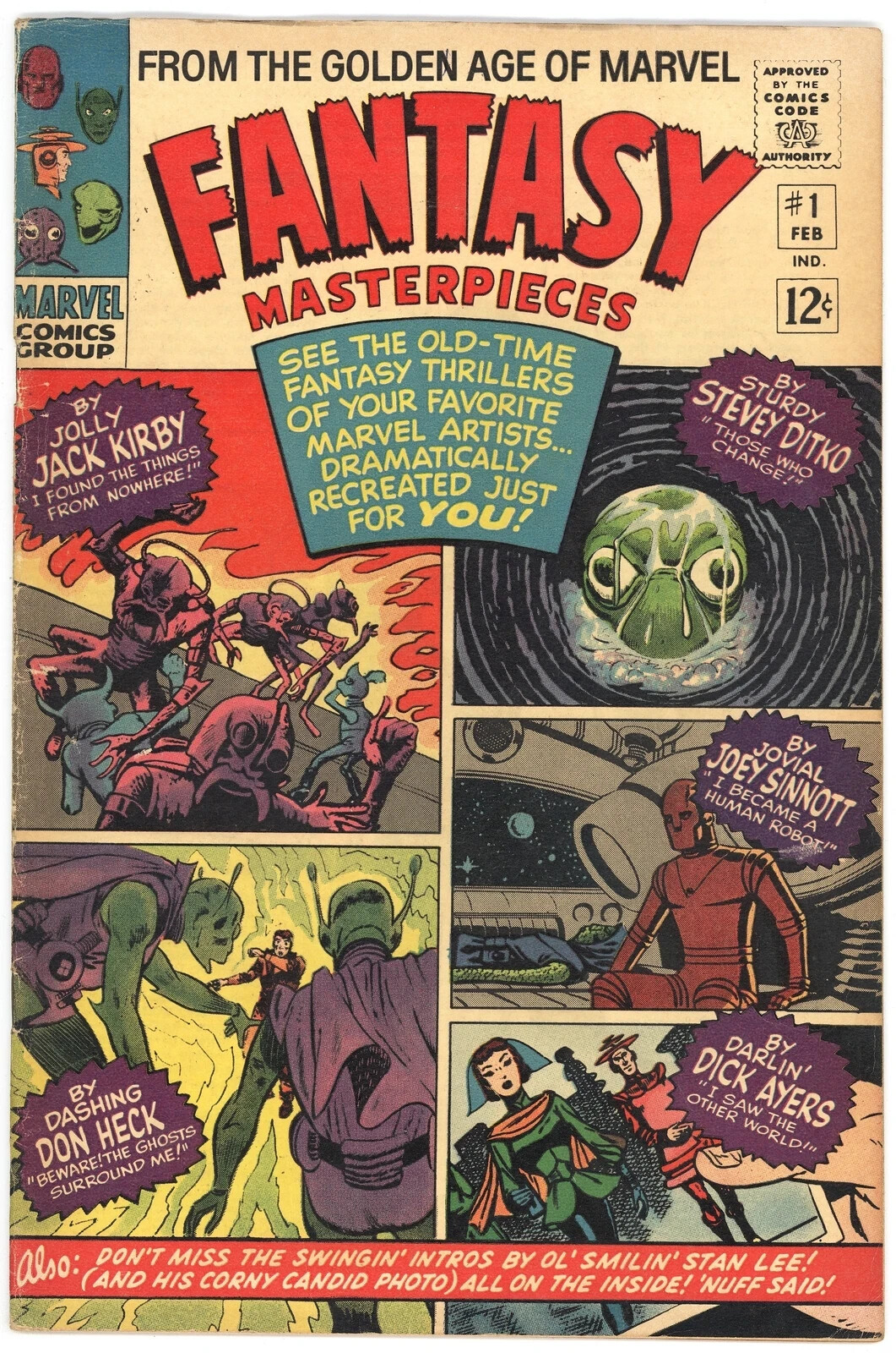 Fantasy Masterpieces (1966) #1 VG/F 5.0 Jack Kirby and Steve Ditko Reprints