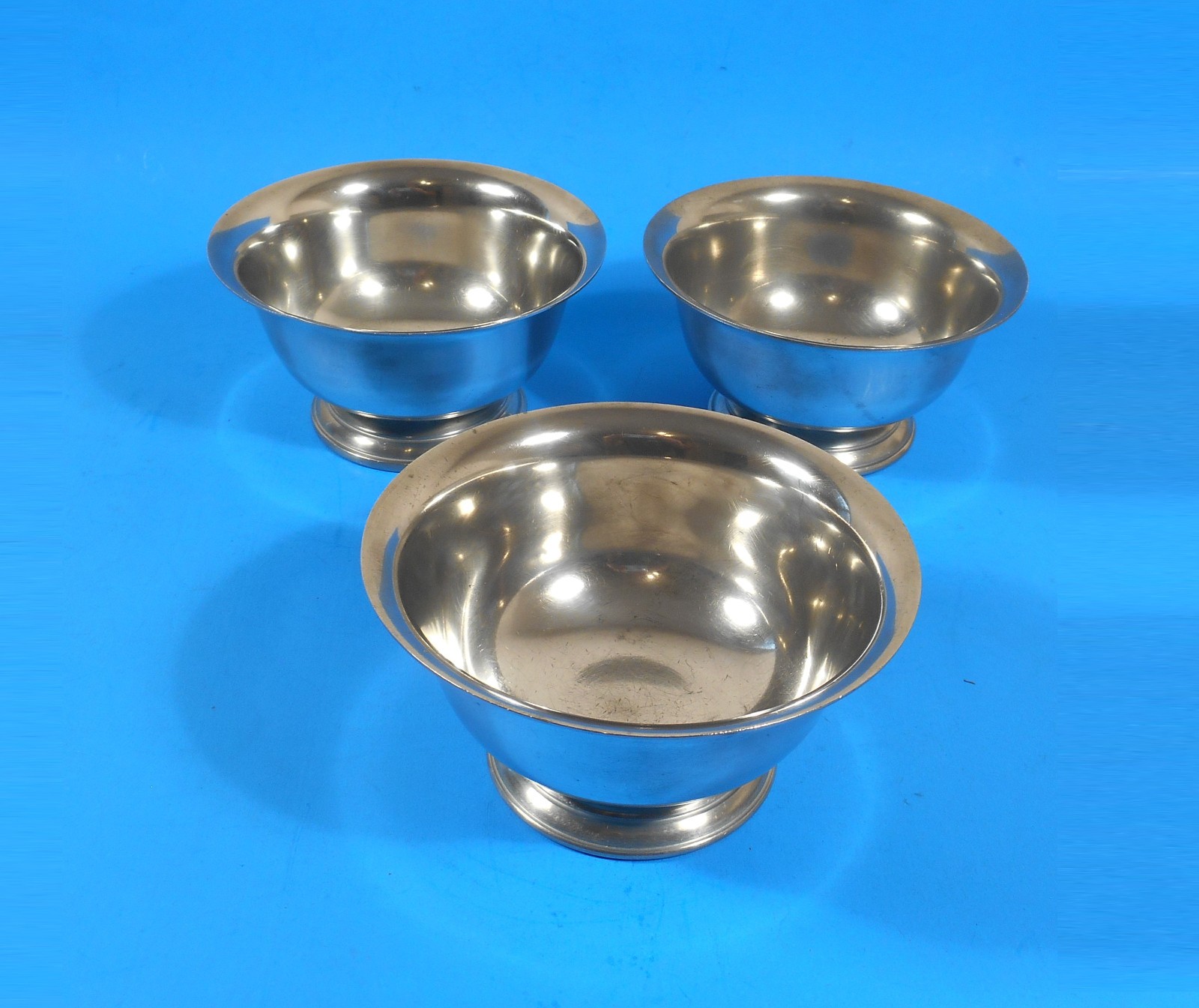 Lot of 3 Vintage Revere Pewter 6\