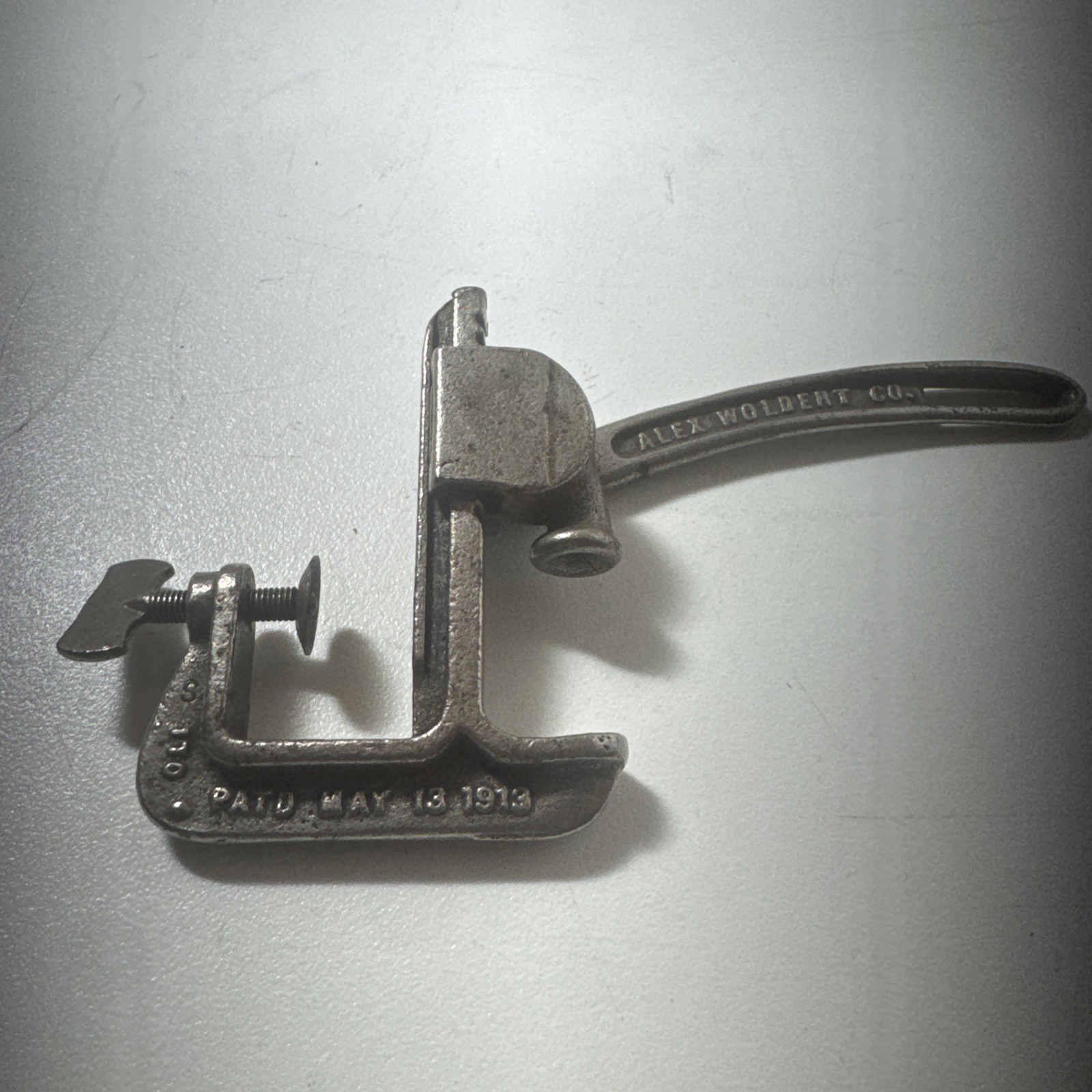 Antique Squirrel Nut Cracker #200 Alex Woldert Company Tyler Texas Chicago 1913