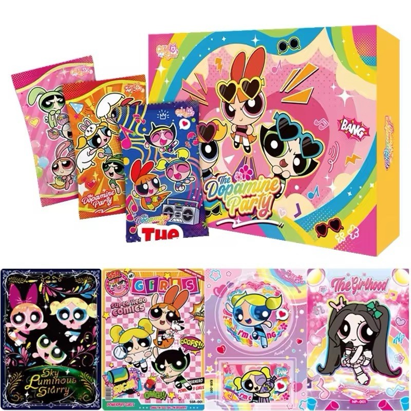 Powerpuff Girls Trading Cards Cute Premium CCG Hobby 13 Pack Box New Party Powerpuff Girls Trading Cards Cute Premium CCG Hobby 13 Pack Box New Party
