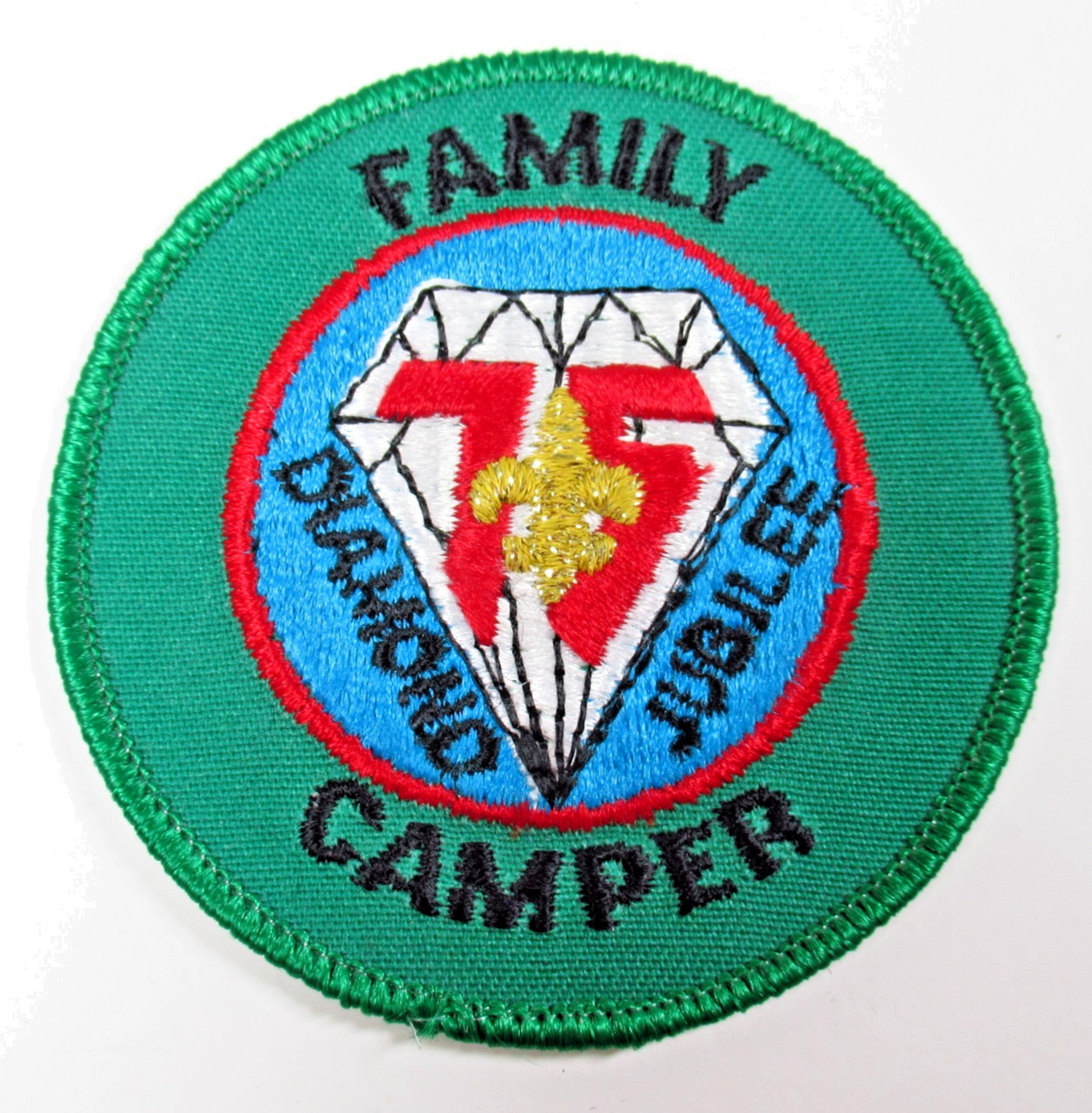 BSA Family Camper 1985 Diamond Jubilee 75th Anniversary Vintage Patch