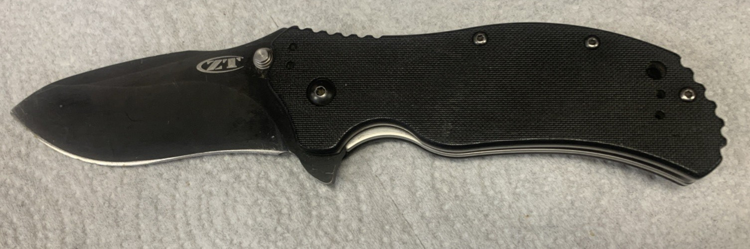 Zero Tolerance ZT 0350 S30V Ken Onion Black G-10 USA Folding Knife - A2