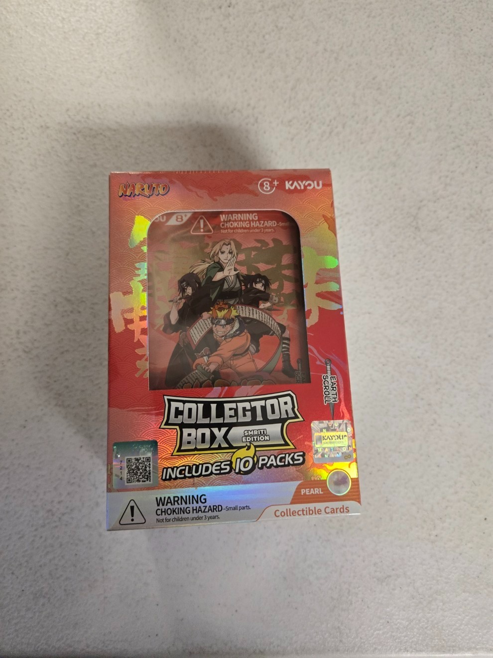KAYOU Naruto Smriti Earth Scroll Series 2 Collector Box Sealed English 10 Packs