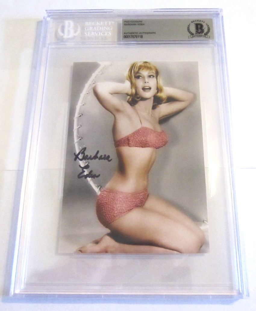 Barbara Eden I Dream of Jeannie signed autographed 4x6 photo BAS Beckett Barbara Eden I Dream of Jeannie signed autographed 4x6 photo BAS Beckett