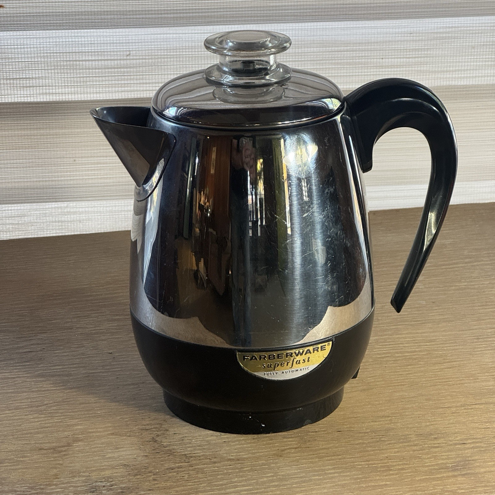 Vintage Farberware Superfast 2-4 Cup Automatic Coffee Percolator Model 1348