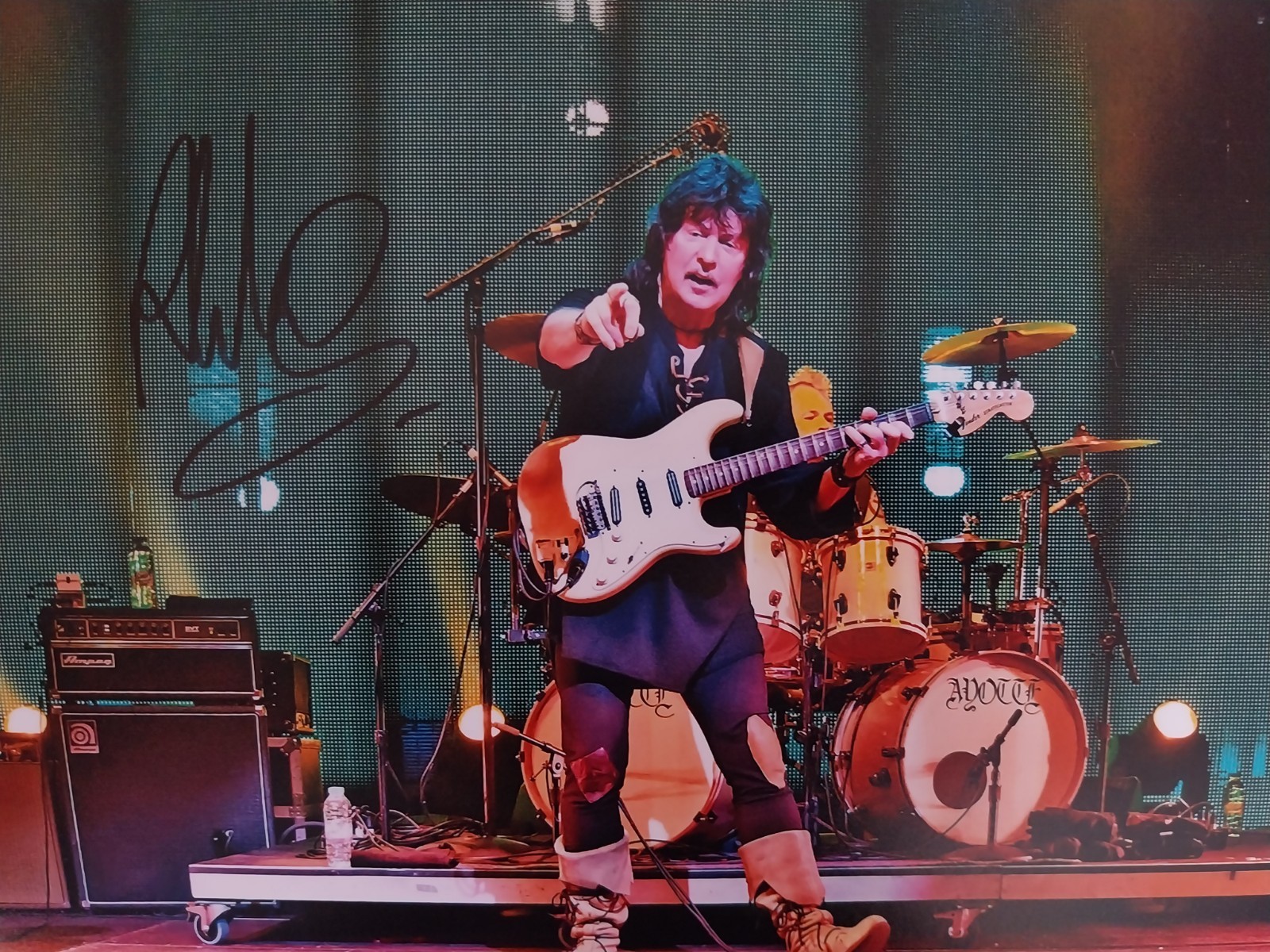 Ritchie Blackmore Deep Purple Rainbow Guitarist Signed Autograph Photograph COA 