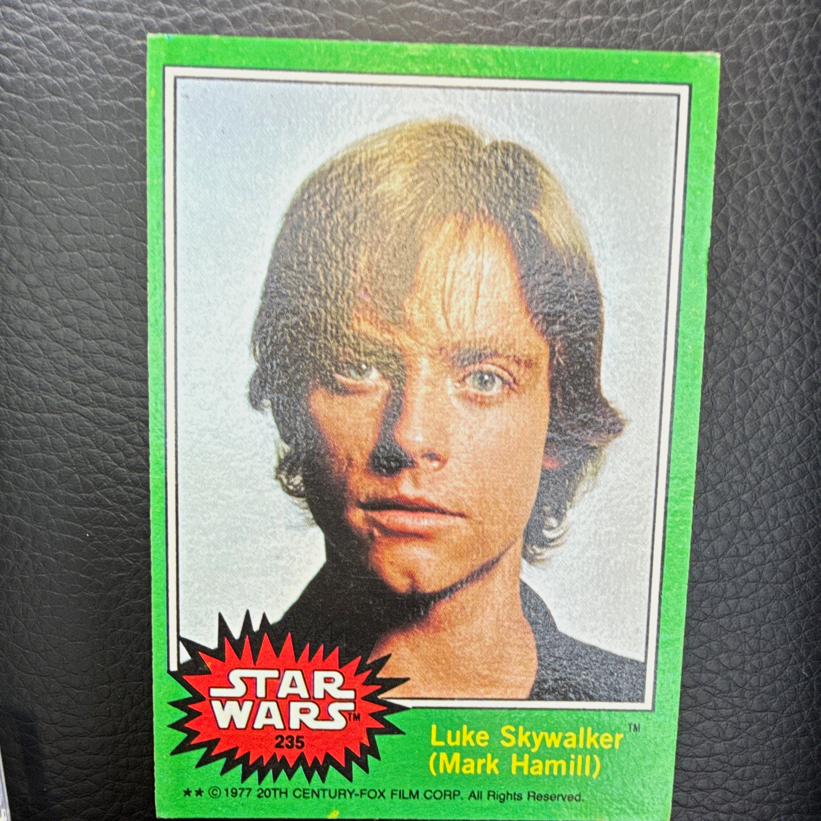 Topps 1977 Star Wars #235 Luke Skywalker Mark Hamill Non-Sport Trading Card