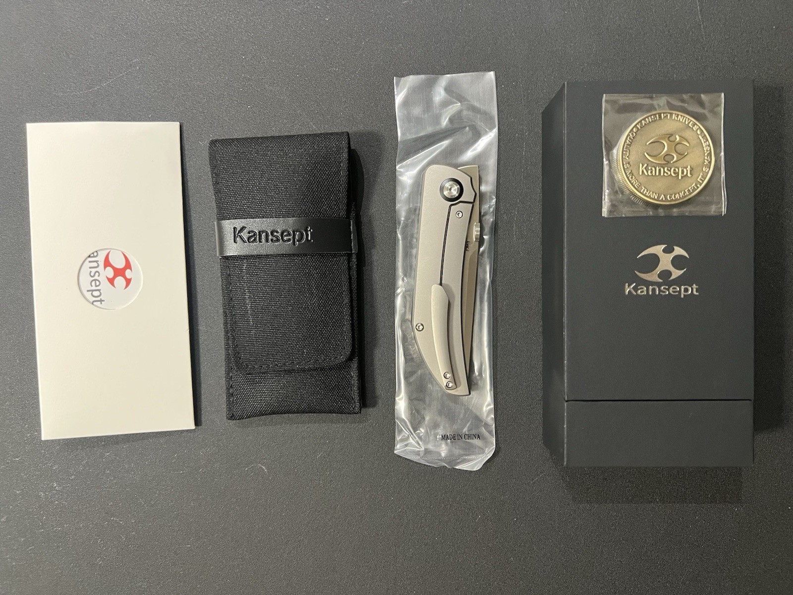 Kansept Knives Tarkin K1078A1 20CV & Titanium Kansept Knives Tarkin K1078A1 20CV & Titanium