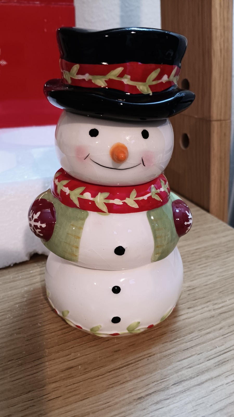 Vintage Avon New Very Merry ChristmasSnowman Stacking Poured Candles Never Used Vintage Avon New Very Merry ChristmasSnowman Stacking Poured Candles Never Used